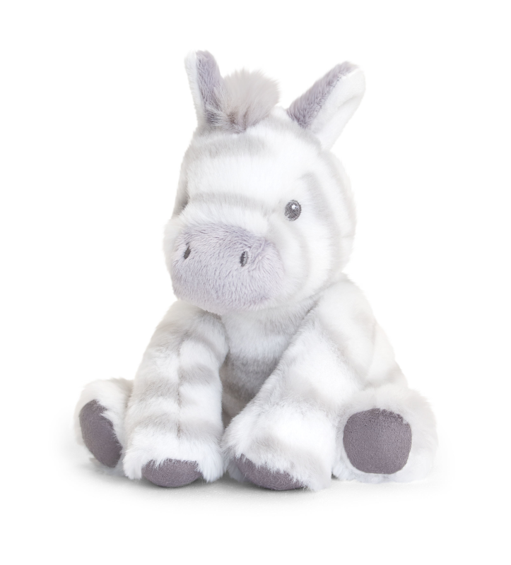  - plush recycled - zebra grey 15 cm 